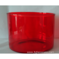 Color Glass Cylinder Storage Container